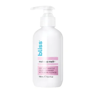 Bliss Makeup Melt™ Gentle Jelly Cleanser with Rose Flower, For All Skin Types especially Dry and Sensitive, 6.4 fl oz
